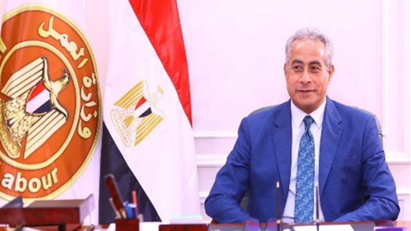 وزير العمل حسن شحاتة