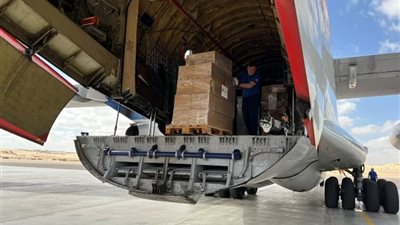 ٢٥ طنا مساعدات إنسانية من روسيا إلى قطاع غزة