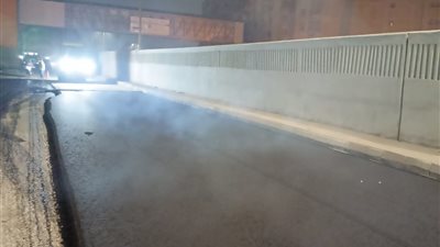 محافظ الجيزة يتابع اعمال رصف طرق ترعة الزمر ومتولي الشعراوي وأبو ربع