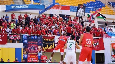 الأهلى يصعد لربع نهائى دورى المرتبط لكرة السلة لمواجهة الزمالك