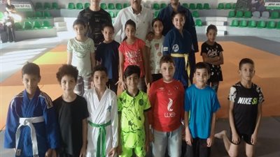 الصبروط يتابع تدريبات البراعم للمشروع القومي للموهبة فى الجودو