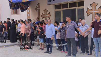 إنطلاق إحتفالات دير مارجرجس بالرزيقات غرب الأقصر