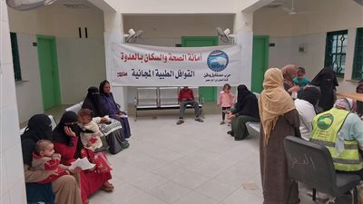الكشف علي ١٢٧ حالة في قافلة 