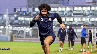 كدمة في الركبة.. سبب غياب عبد الله جمعة عن تدريب الزمالك