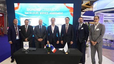 مصر للطيران توقع اتفاقية خدمة مع Safran Nacelles