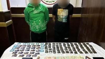 ضبط شخصين بحوزتهما أستروكس وبودر بالقاهرة