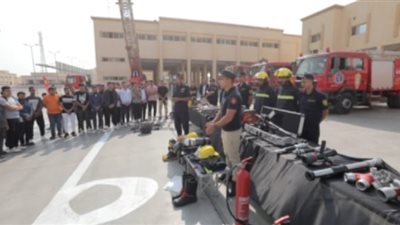 الحماية المدنية تستقبل عدد من طلبة الجامعات