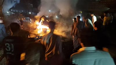 انفجار سيارة محملة بإسطوانات البوتاجاز فى 