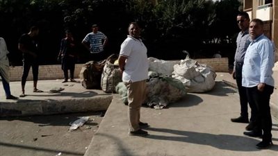 جهاز الشروق يشن حملات موسعة على النباشين وضبط 6 تروسيكلات.. صور
