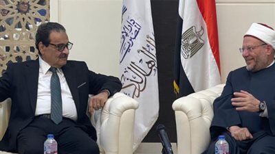 شوقي علا يستقبلا لمرشح الرئاسي فريد زهران