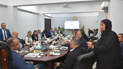 نائب وزير الإسكان ووفد البنك الأفريقى يتابعان مشروع الصرف الصحى
