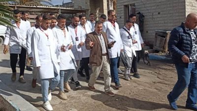 طلبة زراعة الازهر باسيوط فى زيارة علمية لمركز البحوث