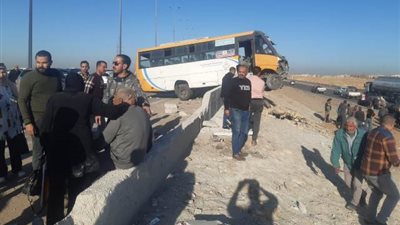 ننشر أسماء الـ22 مصاب فى حادث أتوبيس مجلس أمناء مدينة بدر.. فيديو