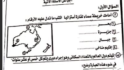 تحميل امتحانات السنوات الماضية فى الدراسات للصف الثالث الاعدادى
