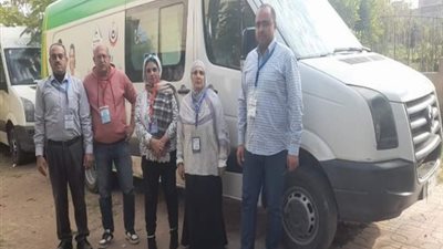 بالمجان.. الكشف على ١٢١٣ مواطن خلال القافلة الطبية بالعبور