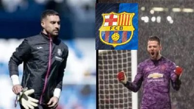 برشلونة يفاضل بين دي خيا وحارس فياريال لتعويض غياب شتيجن