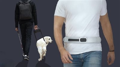 ابتكار حزام ذكي يحل محل عصا المكفوفين