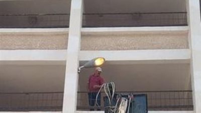 تكثيف الإنارة العامة في محيط اللجان الانتخابية بالإسماعيلية