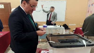 النائب صلاح حسب الله يدلي بصوته في الانتخابات الرئاسية