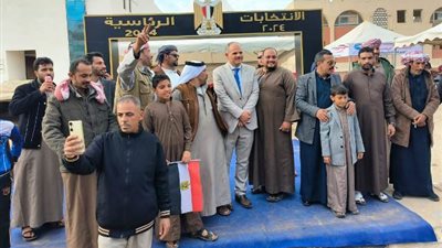 القبائل العربية وقيادات مستقبل وطن مدينة بدر يدلون بأصواتهم فيديو